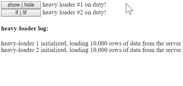 heavy loader toggle