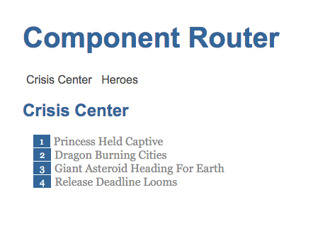 Crisis List View