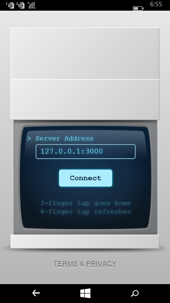 Developer App, Windows Phone