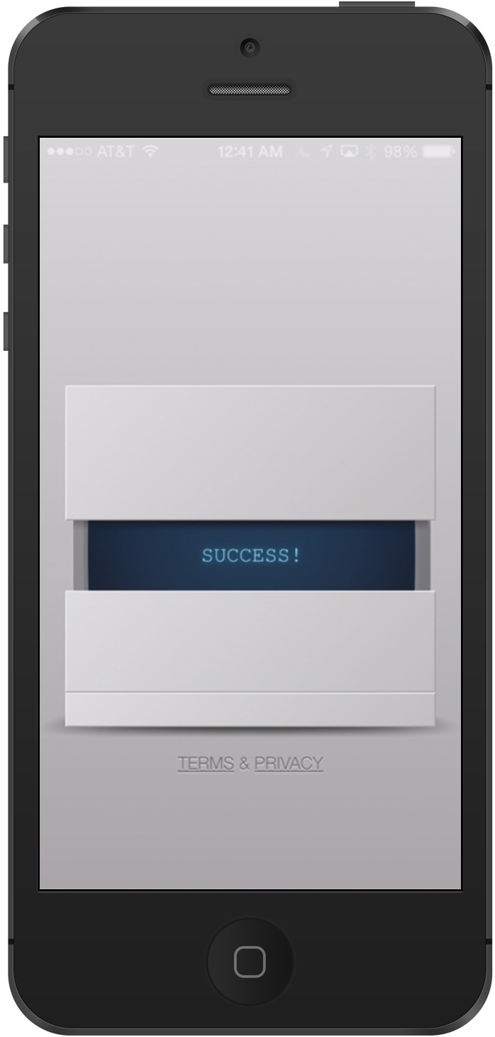 Developer App, connection success