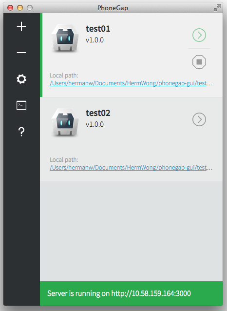 Project Listing