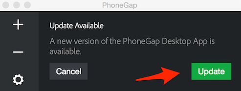 Update Dialog