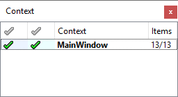 Context view