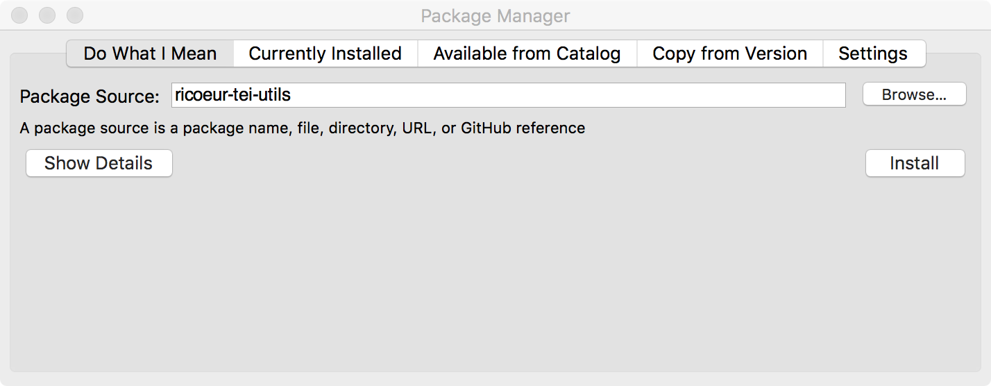 Screenshot with Install button