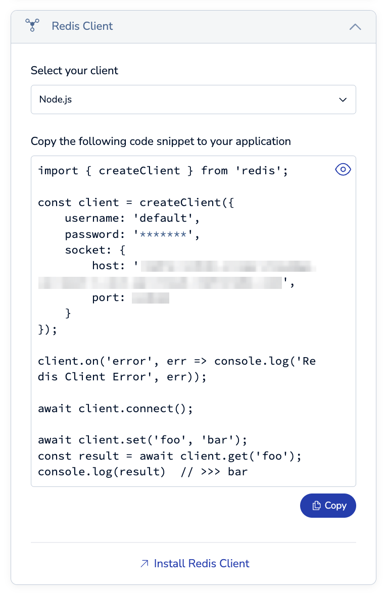 The connection wizard clients.