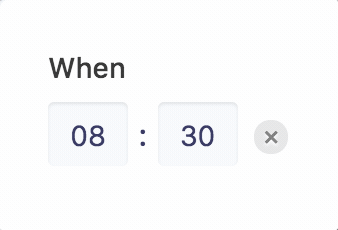 Time Fieldtype