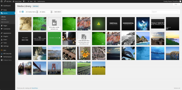 Manage Media Library SubPanel