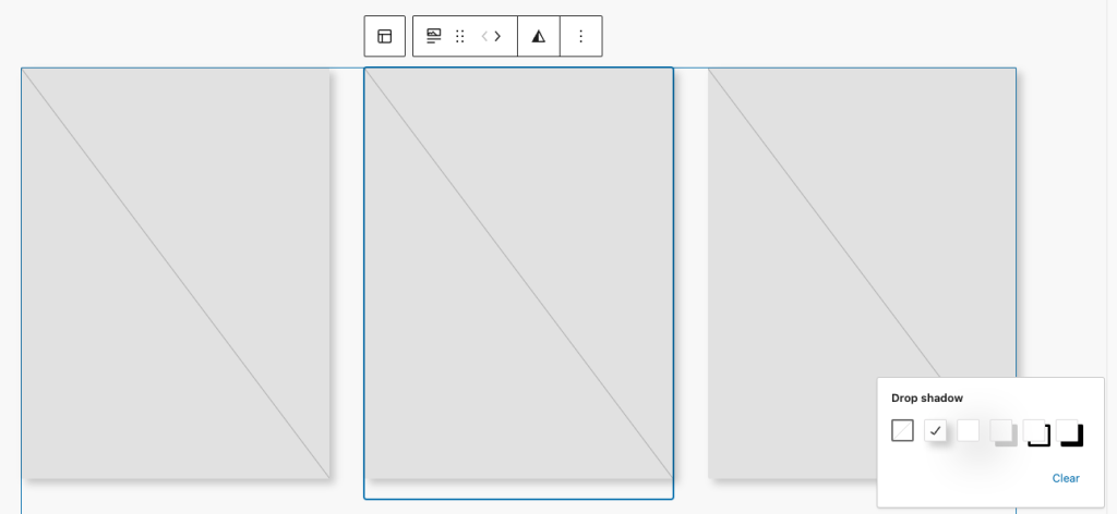 Features Image shadow on Archive pages