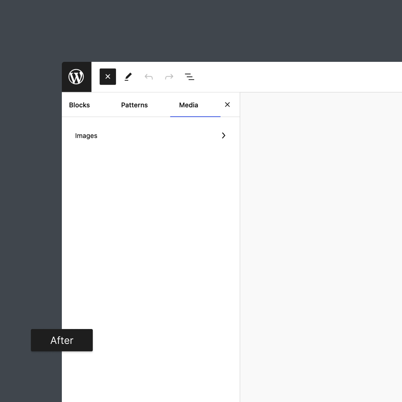 Disable Openverse (after)