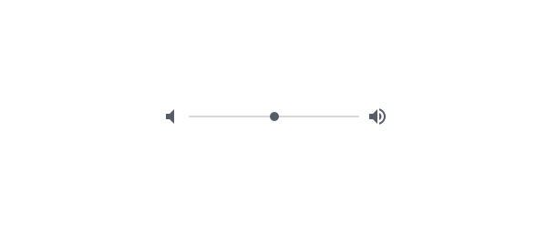 A RangeControl for volume