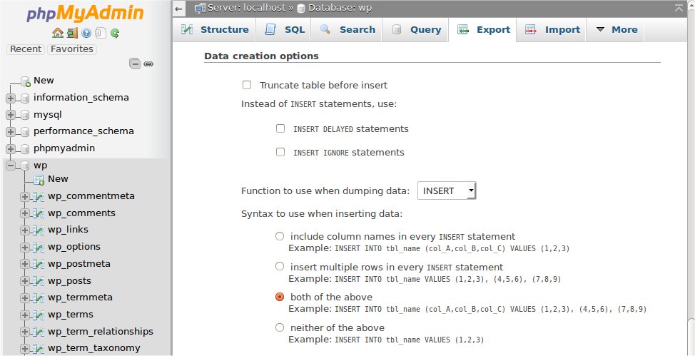 phpmyadmin_export_data