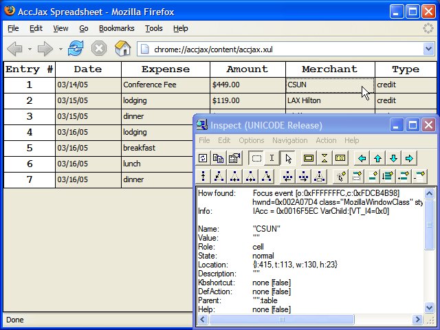 Inspecting spreadsheet cell after editing