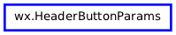 Inheritance diagram of HeaderButtonParams