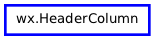 Inheritance diagram of HeaderColumn