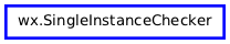 Inheritance diagram of SingleInstanceChecker