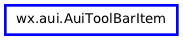Inheritance diagram of AuiToolBarItem