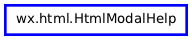 Inheritance diagram of HtmlModalHelp